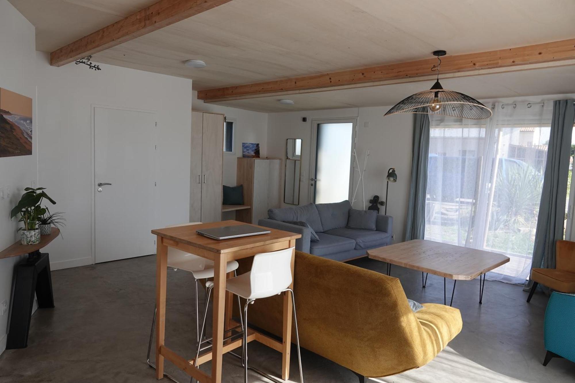 Maison Bois, Les Conches 10 Pers Longeville-sur-Mer Eksteriør bilde