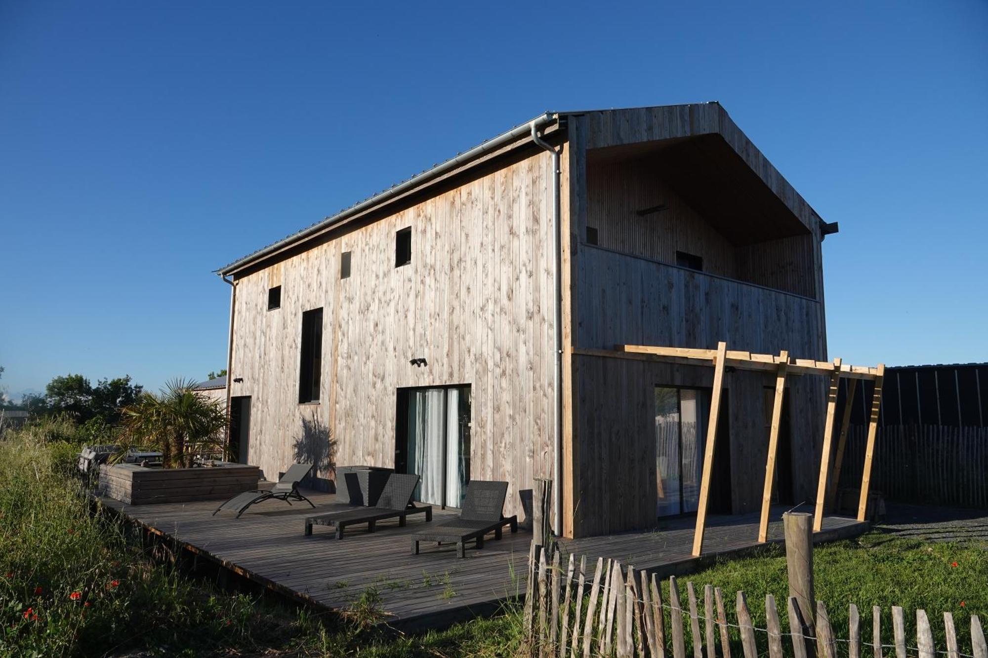 Maison Bois, Les Conches 10 Pers Longeville-sur-Mer Eksteriør bilde